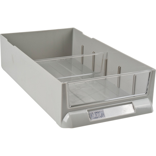 Replacement Drawer for KPC-100 Parts Cabinets, Plastic, 6-3/8" W x 11-3/10" D x 2-11/16" H, Grey NRZ Safety Inc.