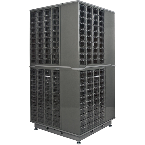 KPC-600 Parts Cabinet, Galvanized Steel, 40 Drawers, 18-3/10" x 8-7/10" x 25-3/10", Grey NRZ Safety Inc.