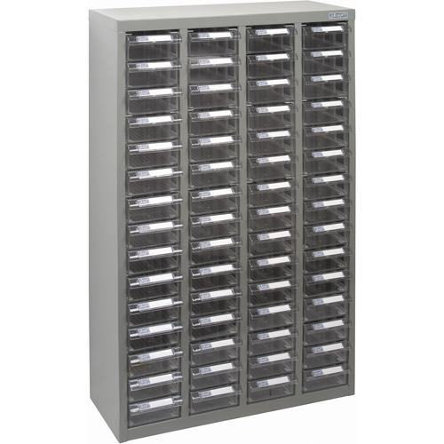 KPC-700 Parts Cabinet, Galvanized Steel, 60 Drawers, 23-1/10" x 8-7/10" x 36-9/10", Grey NRZ Safety Inc.
