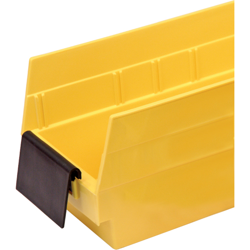 Bacs de rangement pour tablettes - Porte-&eacute;tiquettes de forme allong&eacute;e NRZ Safety Inc.