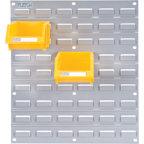 Metal Louvered Panel Bin Support Rack, 16 Bins, 18" W x 1/8" D x 19" H NRZ Safety Inc.