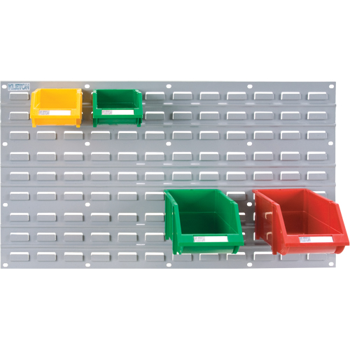 Metal Louvered Panel Bin Support Rack, 32 Bins, 36" W x 1/8" D x 19" H NRZ Safety Inc.