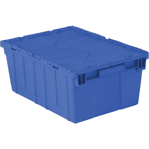 Contenants de distribution Flipak en plastique poly&eacute;thyl&egrave;ne (PE), 21,9" x 15,2" x 9,3", Bleu NRZ Safety Inc.