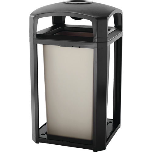Landmark Series Classic Ash Tray & Waste Receptacle, Plastic, 50 US gal. Capacity, 46-1/2" Height NRZ Safety Inc.