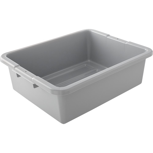 Undivided Bus/Utility Box, 7" H x 21.5" D x 17" L, Plastic, Grey NRZ Safety Inc.