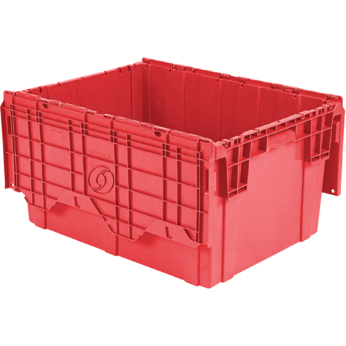 Flipak Polyethylene Plastic (PE) Distribution Containers, 27.9" x 20.9" x 15.2", Red NRZ Safety Inc.