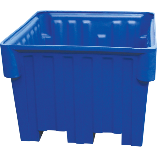 Nesting Forklift Bin, 42" W x 48" D x 30" H, Blue NRZ Safety Inc.
