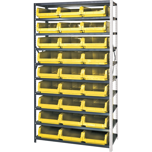 &eacute;l&eacute;ment de rayonnage avec bacs empilables, Acier, Bac Magnum, Capacit&eacute; 650 lb, 42" la x 76" h NRZ Safety Inc.
