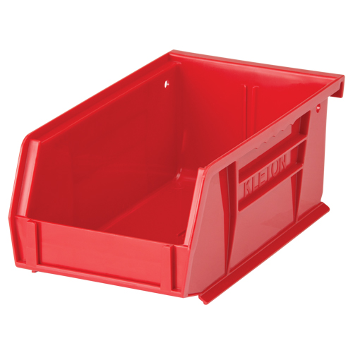 Bac empilable & &agrave; suspendre, 4-1/8" la, 3" h x 7-3/8" p, Rouge NRZ Safety Inc.