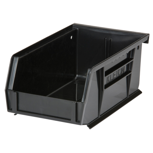 Stack & Hang Bin, 4-1/8" W x 3" H x 7-3/8" D, Black NRZ Safety Inc.