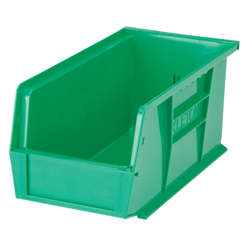 Stack & Hang Bin, 5-1/2" W x 5" H x 10-7/8" D, Green NRZ Safety Inc.