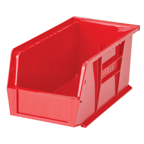 Stack & Hang Bin, 5-1/2" W x 5" H x 10-7/8" D, Red NRZ Safety Inc.