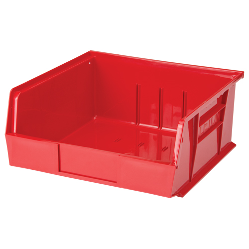 Stack & Hang Bin, 11" W x 5" H x 10-7/8" D, Red NRZ Safety Inc.