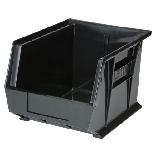 Stack & Hang Bin, 8-1/4" W x 7" H x 10-3/4" D, Black NRZ Safety Inc.