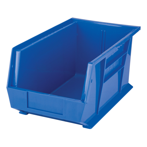 Stack & Hang Bin, 8-1/4" W x 7" H x 14-3/4" D, Blue NRZ Safety Inc.