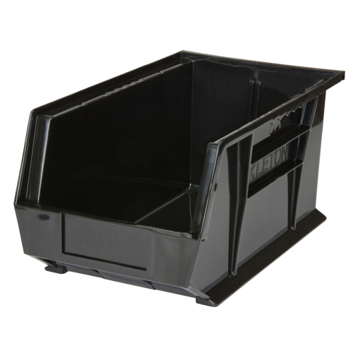 Stack & Hang Bin, 8-1/4" W x 7" H x 14-3/4" D, Black NRZ Safety Inc.