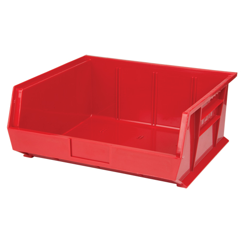 Stack & Hang Bin, 16-1/2" W x 7" H x 14-3/4" D, Red NRZ Safety Inc.
