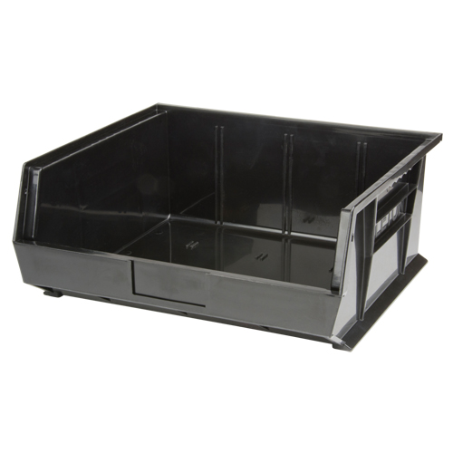 Stack & Hang Bin, 16-1/2" W x 7" H x 14-3/4" D, Black NRZ Safety Inc.