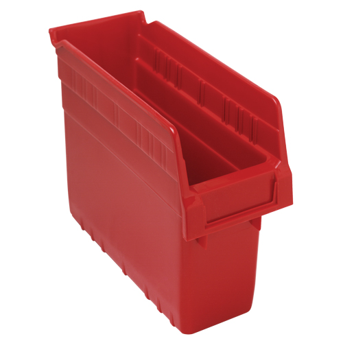 Bacs pour &eacute;tag&egrave;re Store-Max, 4-3/8" la x 8" H x 11-5/8" p, Rouge, Capacit&eacute; 44 lb NRZ Safety Inc.
