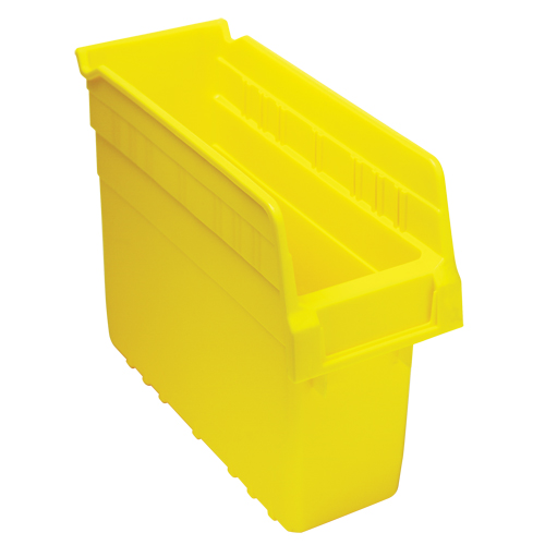 Store-Max Shelf Bins, 4-3/8" W x 8" H x 11-5/8" D, Yellow, 44 lbs. Capacity NRZ Safety Inc.