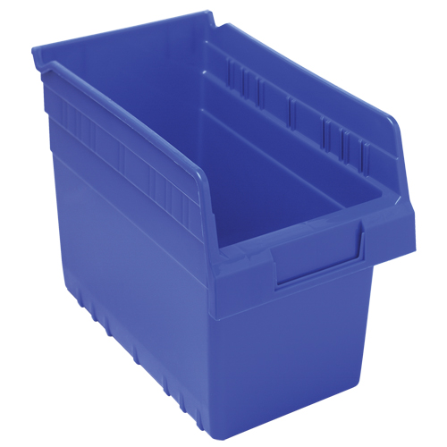 Bacs pour &eacute;tag&egrave;re Store-Max, 6-5/8" la x 8" H x 11-5/8" p, Bleu, Capacit&eacute; 44 lb NRZ Safety Inc.