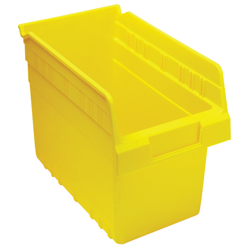 Bacs pour &eacute;tag&egrave;re Store-Max, 6-5/8" la x 8" H x 11-5/8" p, Jaune, Capacit&eacute; 44 lb NRZ Safety Inc.