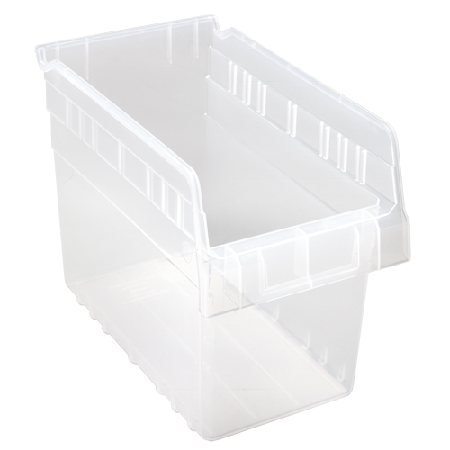 Bacs pour &eacute;tag&egrave;re Store-Max, 6-5/8" la x 8" H x 11-5/8" p, Transparent, Capacit&eacute; 44 lb NRZ Safety Inc.