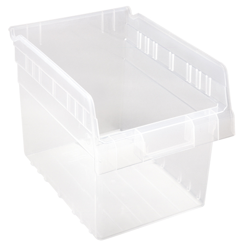 Bacs pour &eacute;tag&egrave;re Store-Max, 8-3/8" la x 8" H x 11-5/8" p, Transparent, Capacit&eacute; 44 lb NRZ Safety Inc.