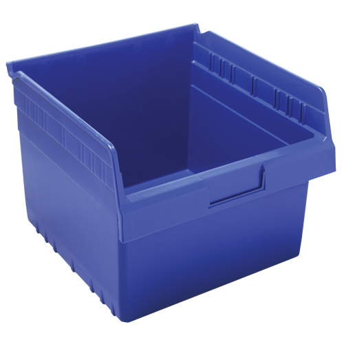 Bacs pour &eacute;tag&egrave;re Store-Max, 11-1/8" la x 8" H x 11-5/8" p, Bleu, Capacit&eacute; 44 lb NRZ Safety Inc.