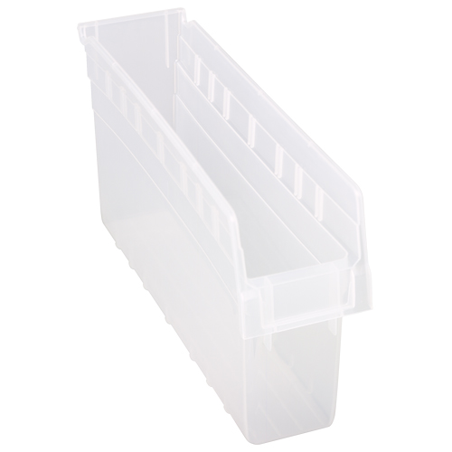 Bacs pour &eacute;tag&egrave;re Store-Max, 4-3/8" la x 8" H x 17-7/8" p, Transparent, Capacit&eacute; 56 lb NRZ Safety Inc.
