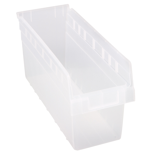 Bacs pour &eacute;tag&egrave;re Store-Max, 6-5/8" la x 8" H x 17-7/8" p, Transparent, Capacit&eacute; 56 lb NRZ Safety Inc.