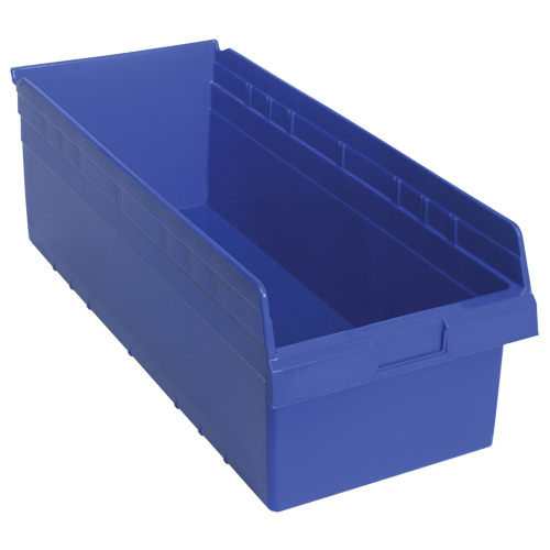 Bacs pour &eacute;tag&egrave;re Store-Max, 11-1/8" la x 8" H x 23-5/8" p, Bleu, Capacit&eacute; 68 lb NRZ Safety Inc.