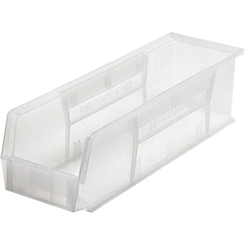 Ultra Stack & Hang Bin, 17-7/8" W x 5" H x 5-1/2" D, Clear NRZ Safety Inc.