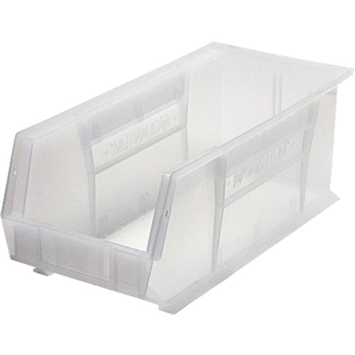Ultra Stack & Hang Bin, 8-1/4" W x 7" H x 18" D, Clear NRZ Safety Inc.