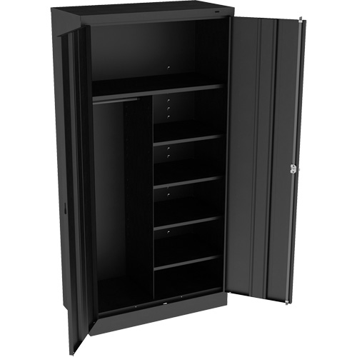 Armoire &agrave; combinaison, 36" la x 18" p x 72" h, Noir NRZ Safety Inc.