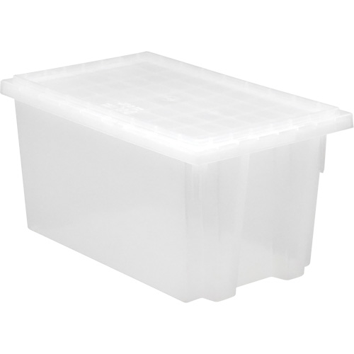 Contenant robuste Stack & Nest, 15" x 19,5" x 29,5", Transparent NRZ Safety Inc.