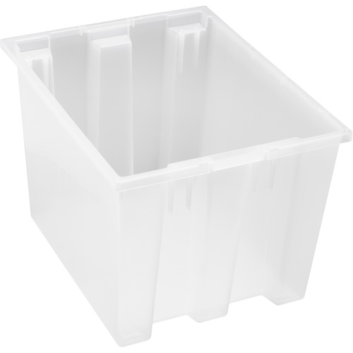 Contenant robuste Stack & Nest, 13" x 15,5" x 19,5", Transparent NRZ Safety Inc.