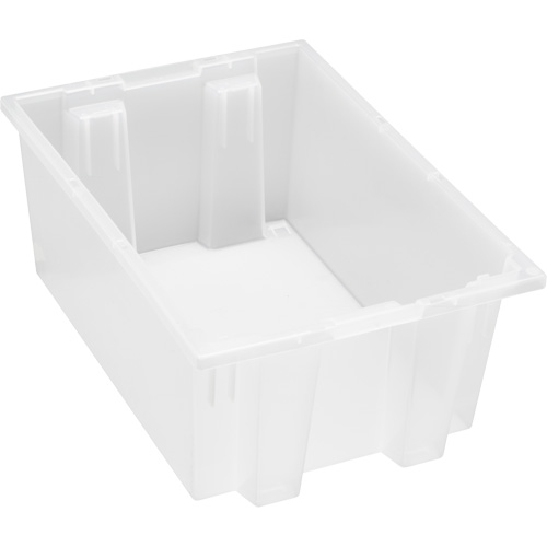 Contenant robuste Stack & Nest, 8" x 13,5" x 19,5", Transparent NRZ Safety Inc.