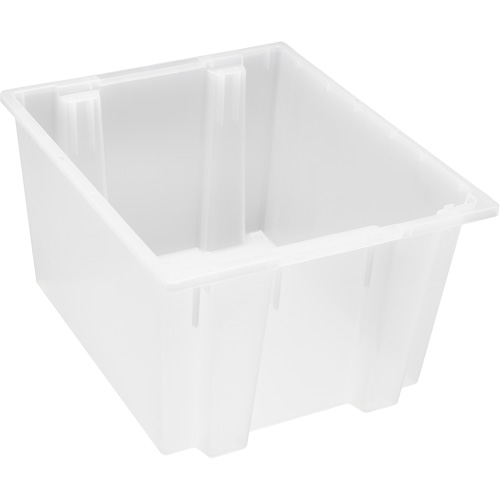 Contenant robuste Stack & Nest, 13" x 19,5" x 23,5", Transparent NRZ Safety Inc.