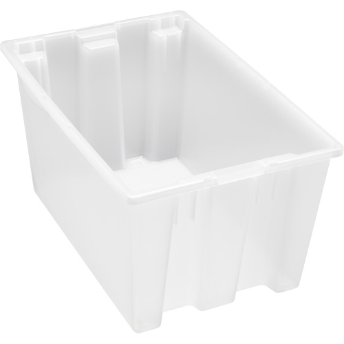 Contenant robuste Stack & Nest, 15" x 19,5" x 29,5", Transparent NRZ Safety Inc.