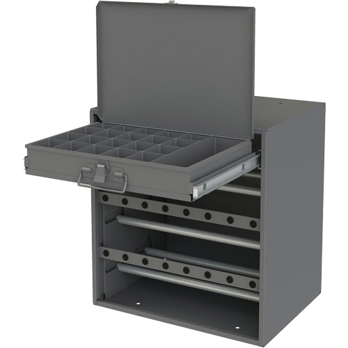 Wire and Terminal Storage Cabinet, Steel, 1 Drawers, 15-9/16" x 11-7/8" x 16-3/8", Grey NRZ Safety Inc.