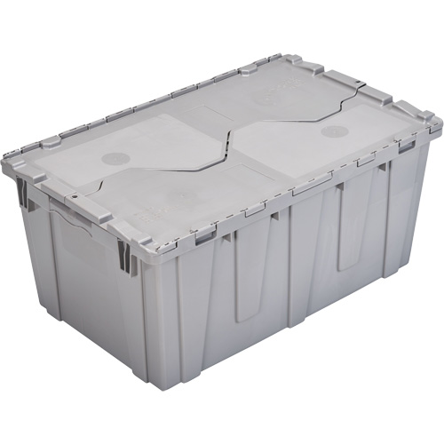 FP243C FliPak Nestable Tote, 26.9" x 16.9" x 12.1", Grey NRZ Safety Inc.