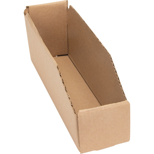 Boîtes profondes en carton ondul&eacute;, 2-7/8" la x 11-1/4" p x 4-1/2" h, Beige NRZ Safety Inc.