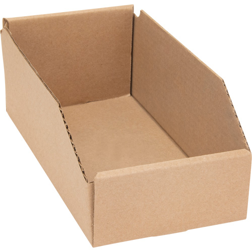 Deep Corrugated Parts Bins, 5-3/4" W x 11-1/4" D x 4-1/2" H, Beige NRZ Safety Inc.