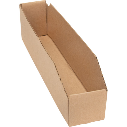 Deep Corrugated Parts Bins, 1-7/8" W x 17-1/8" D x 4-1/2" H, Beige NRZ Safety Inc.