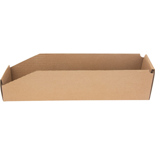 Boîtes profondes en carton ondul&eacute;, 3-3/4" la x 17-1/4" p x 4-1/2" h, Beige NRZ Safety Inc.