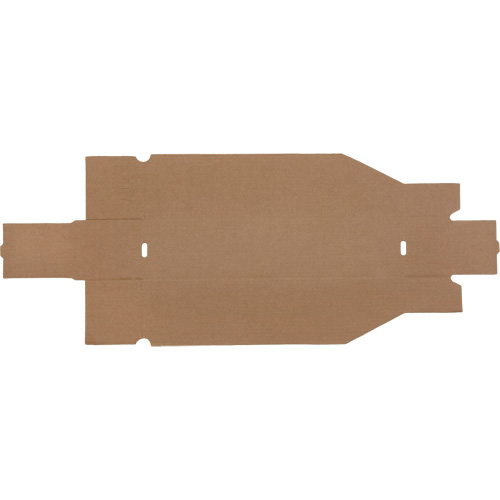 Boîtes profondes en carton ondul&eacute;, 3-3/4" la x 17-1/4" p x 4-1/2" h, Beige NRZ Safety Inc.