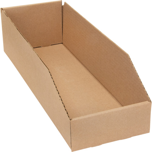 Deep Corrugated Parts Bins, 5-3/4" W x 17-1/4" D x 4-1/2" H, Beige NRZ Safety Inc.