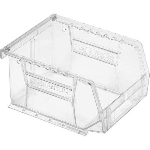 Crystal Clear Ultra Bins, 4-1/8" W x 3" H x 5-3/8" D, Clear NRZ Safety Inc.