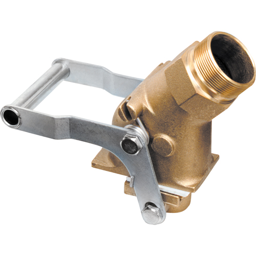 Self-Closing Gate Valve, Brass, 2" NPT NRZ Safety Inc.